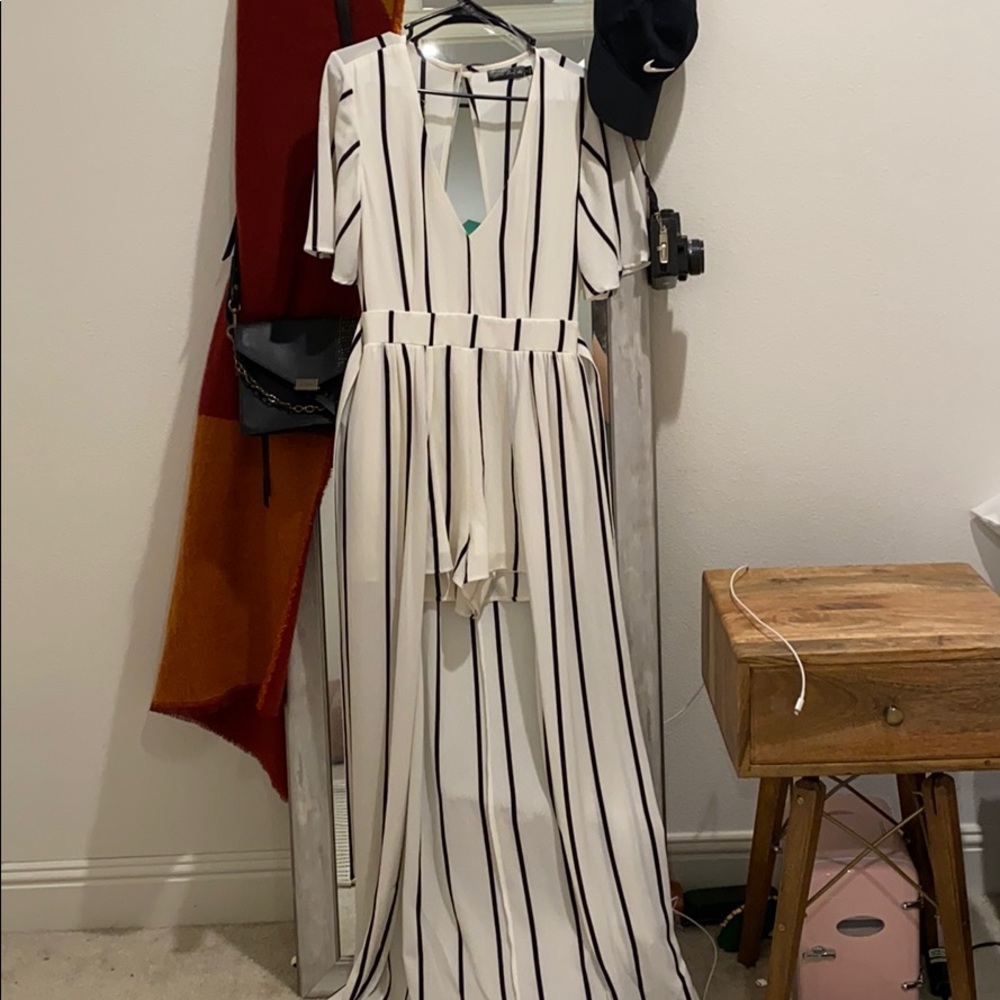 Long romper dress